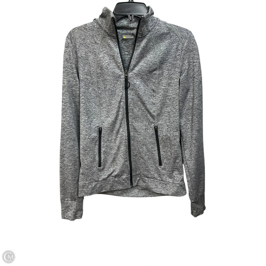 Athletic Jacket By Zella In Grey, Size: S