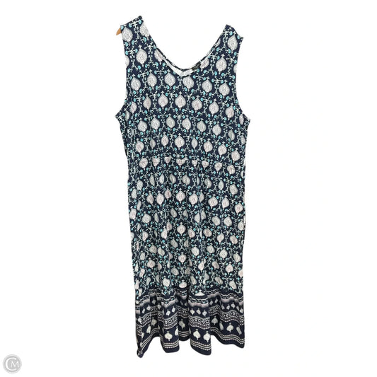 Dress Casual Maxi By Talbots In Paisley Print, Size: 3x