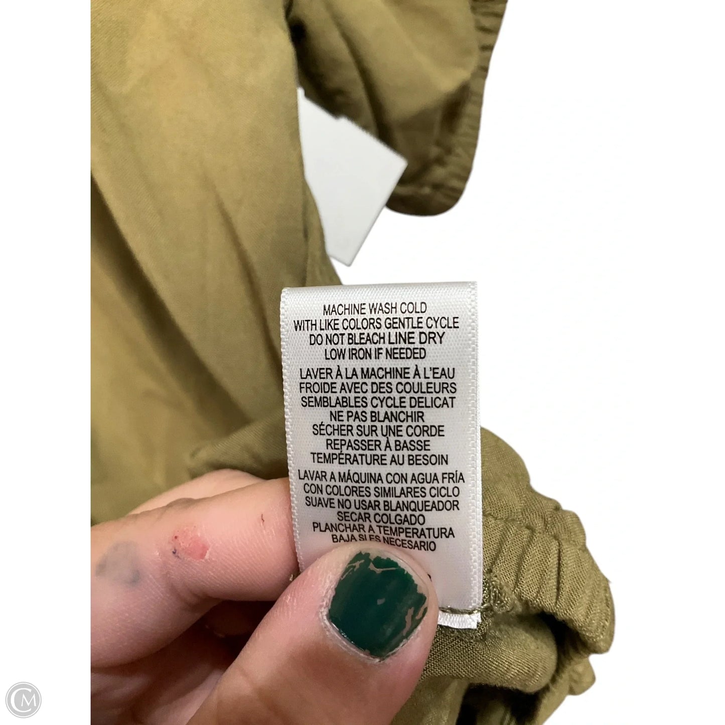 Top Short Sleeve By Bobeau In Green, Size: M