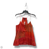 Top Sleeveless By Gap In Striped Pattern, Size: S