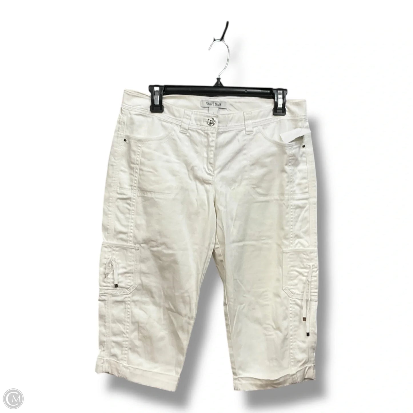Capris By White House Black Market In White, Size: 4