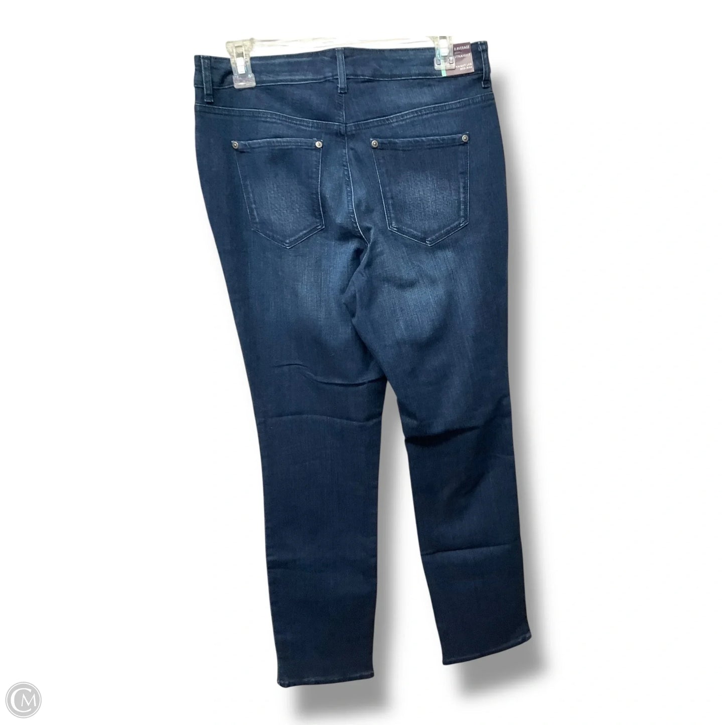 Jeans Straight By Gloria Vanderbilt In Blue Denim, Size: 8