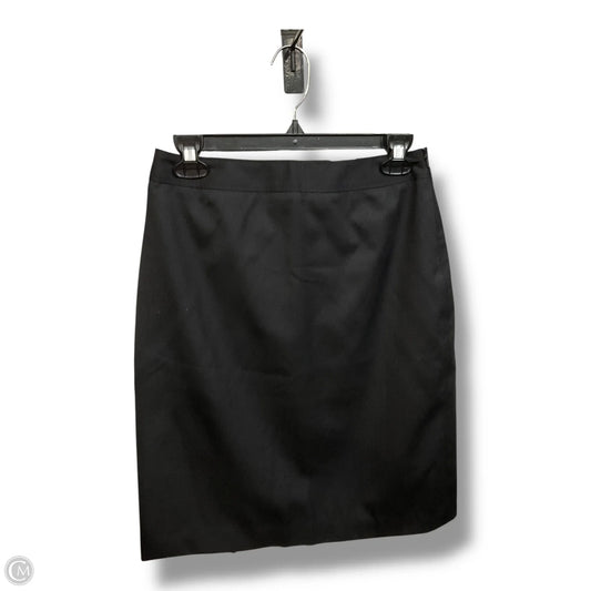 Skirt Midi By Brooks Brothers In Black, Size: Xs