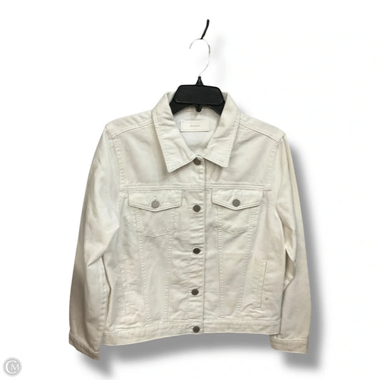 Jacket Denim By Blanknyc In White Denim, Size: S