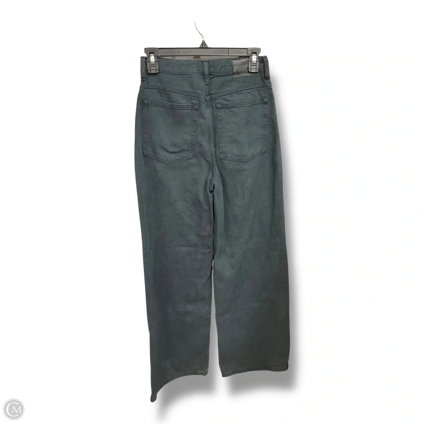 Jeans Wide Leg By Everlane In Black Denim, Size: 2
