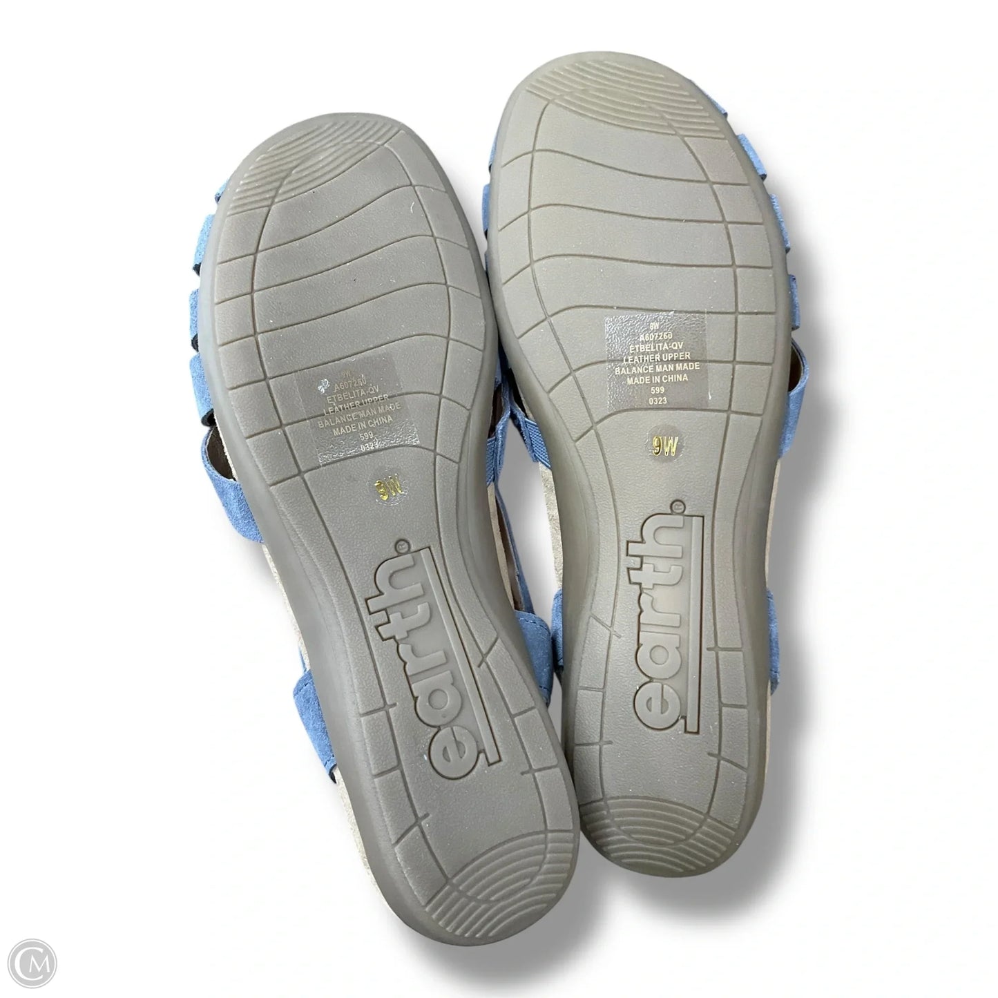 Shoes Flats By Earth In Blue, Size: 9