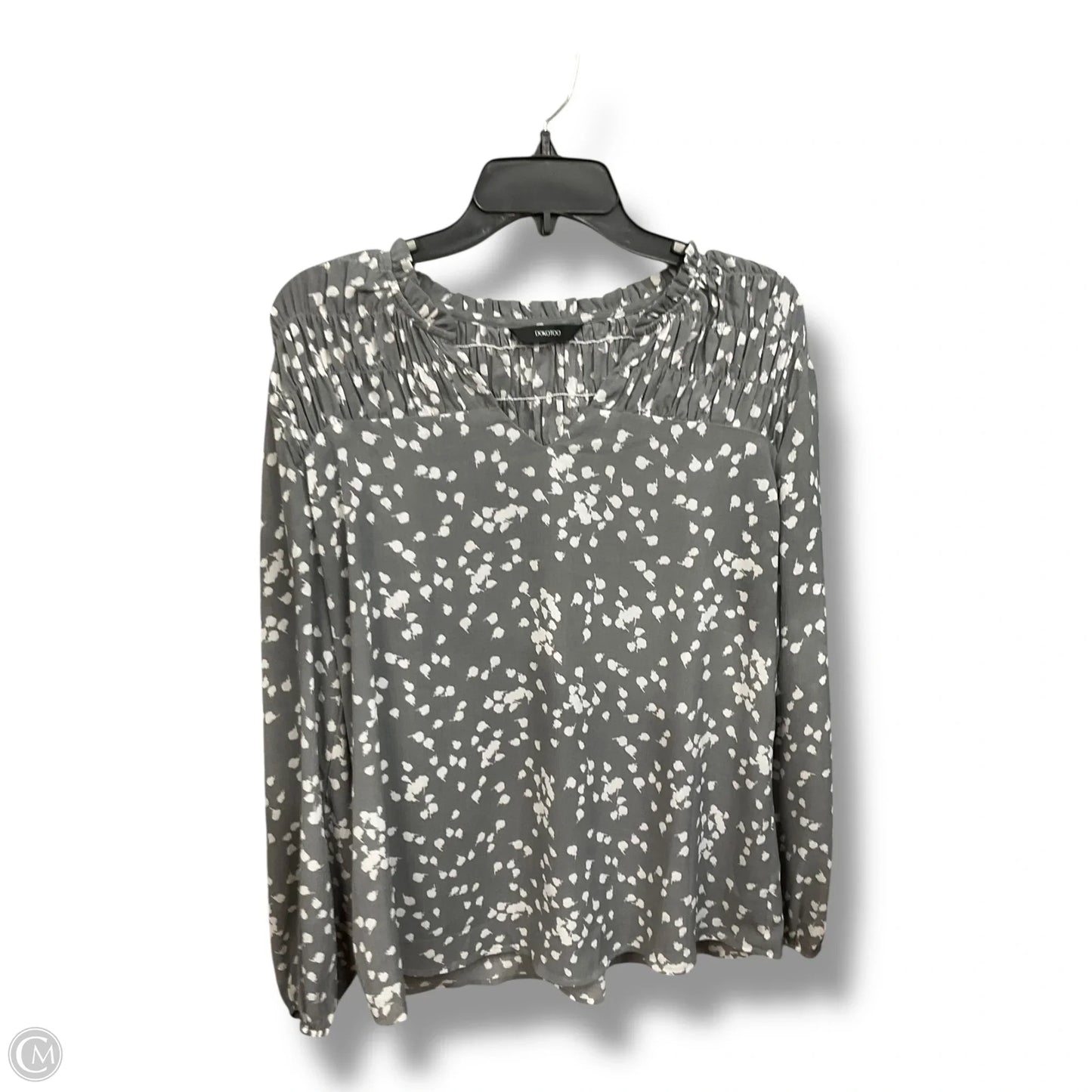 Blouse Long Sleeve By Clothes Mentor In Multi-colored, Size: L