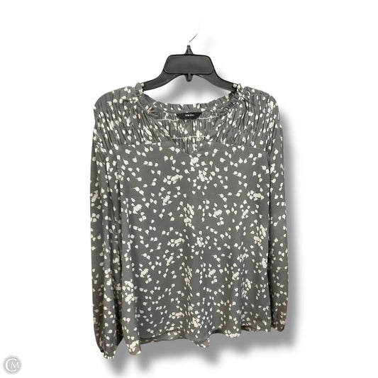 Blouse Long Sleeve By Clothes Mentor In Multi-colored, Size: L