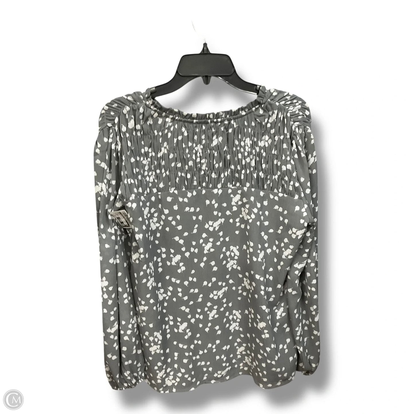 Blouse Long Sleeve By Clothes Mentor In Multi-colored, Size: L