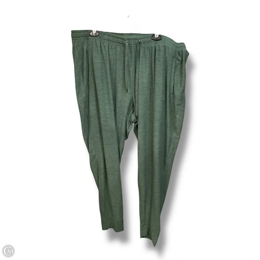 Athletic Pants By Old Navy In Green, Size: Xxl