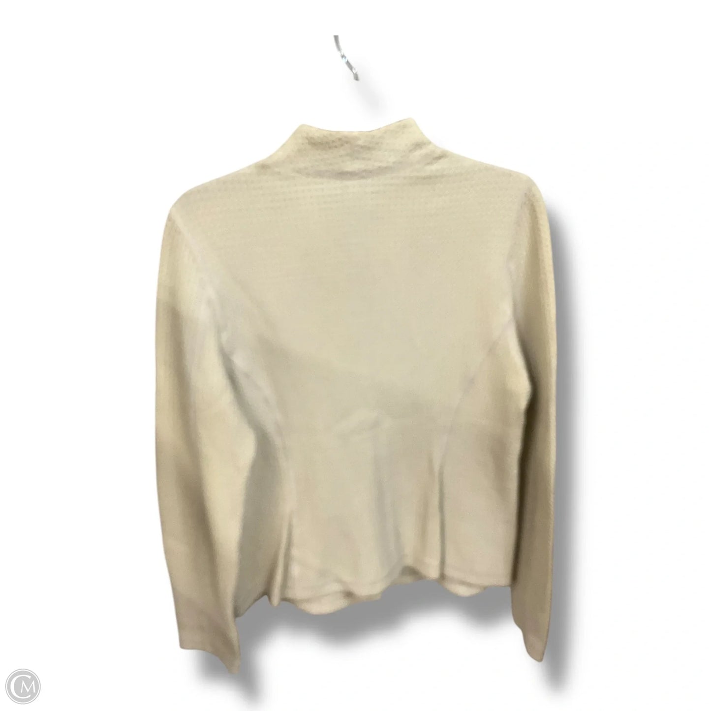 Top Long Sleeve By Eileen Fisher In Tan, Size: M