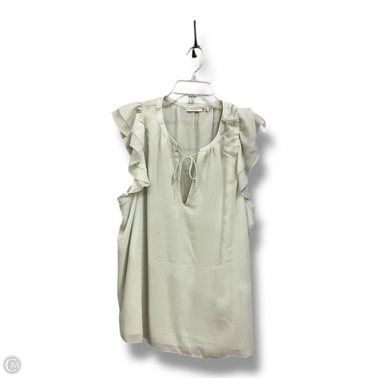 Blouse Sleeveless By Clothes Mentor In Green, Size: 2x