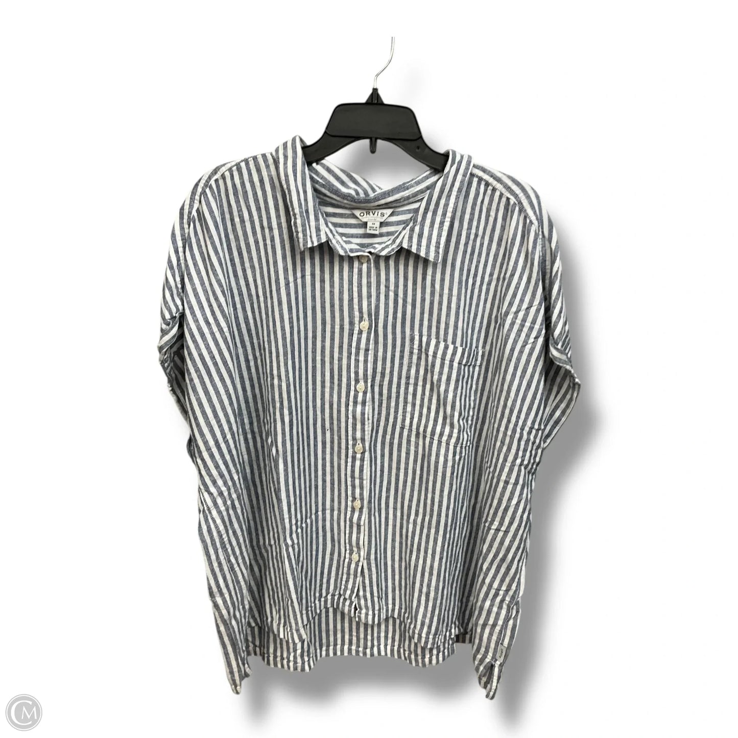 Top Sleeveless By Orvis In Striped Pattern, Size: 3x