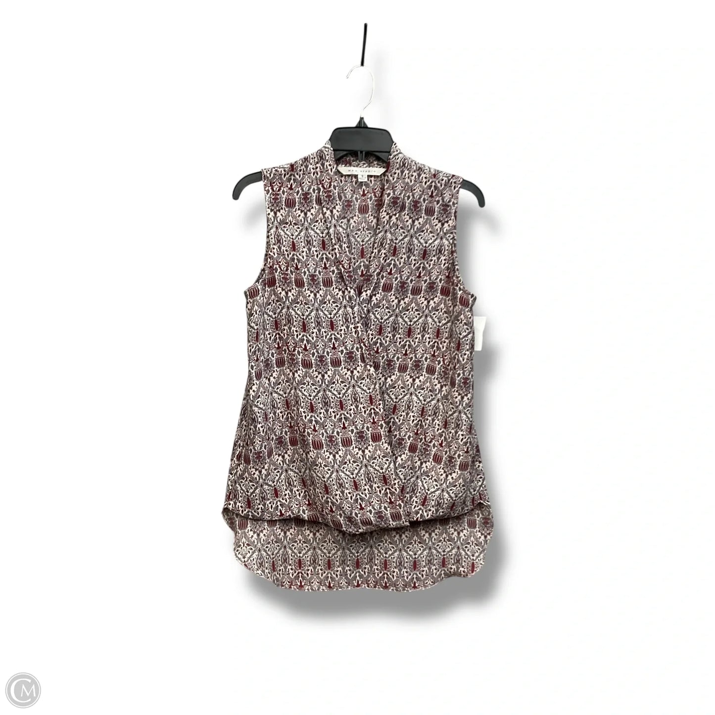 Blouse Sleeveless By Max Studio In Multi-colored, Size: S