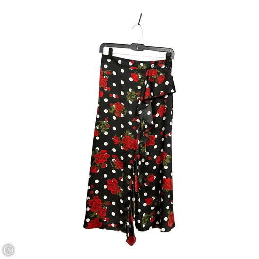 Skirt Midi By Zara In Polkadot Pattern, Size: Xs