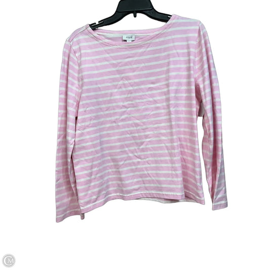 Top Long Sleeve By J. Crew In Striped Pattern, Size: L