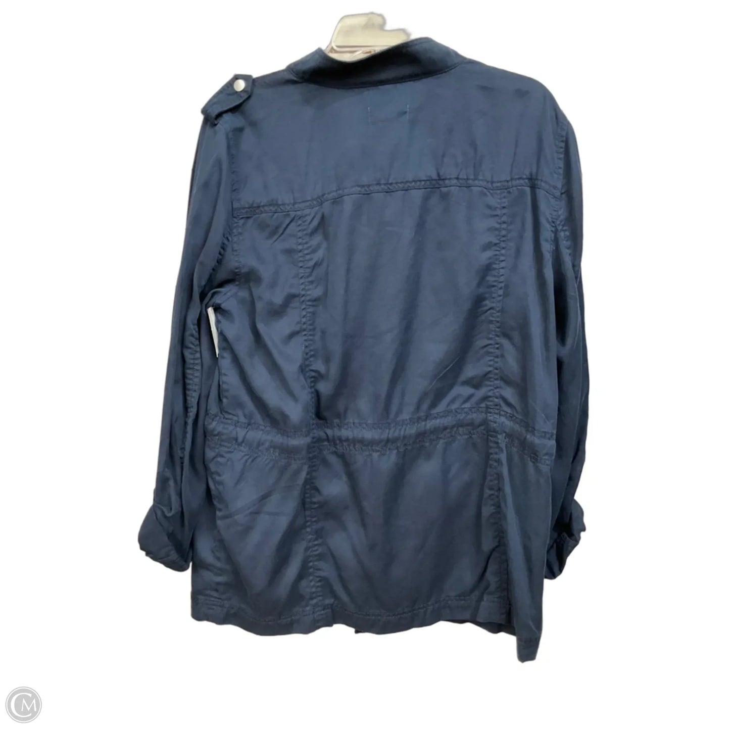 Jacket Utility By Loft In Blue, Size: L