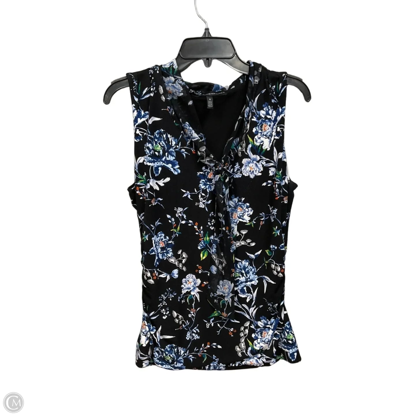 Top Sleeveless By White House Black Market In Floral Print, Size: M