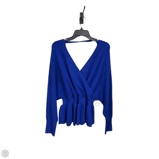Sweater By Cato In Blue, Size: Xl