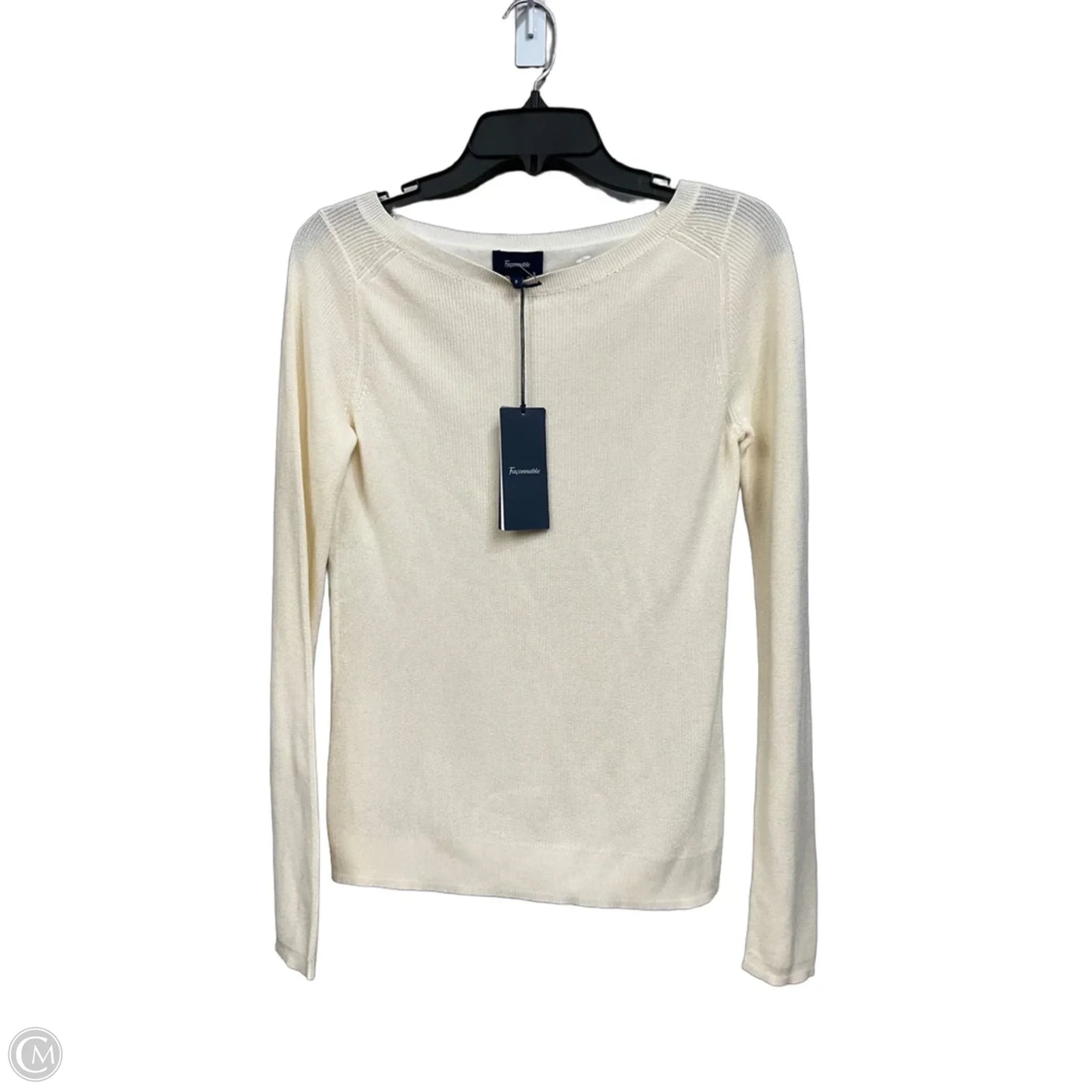 Top Long Sleeve By Cma In Cream, Size: S