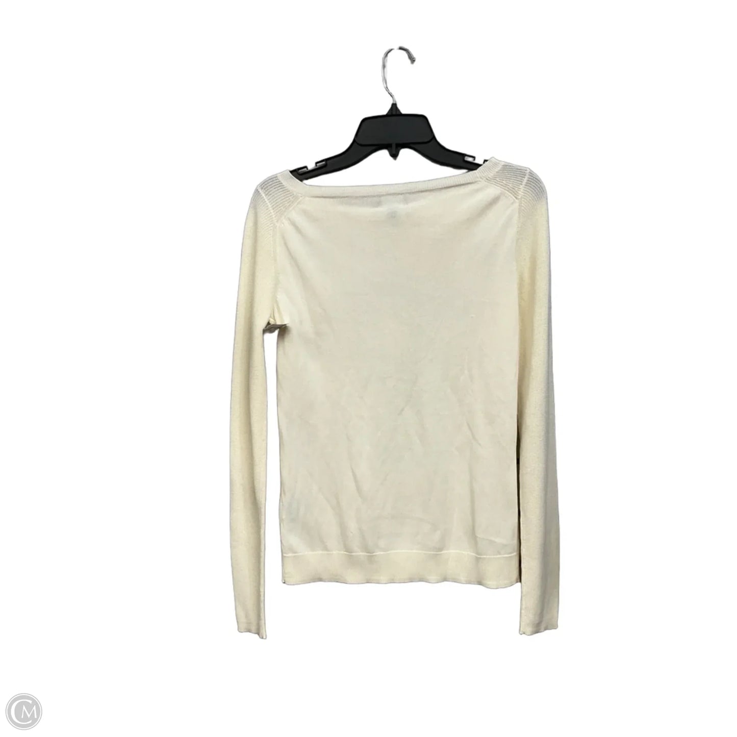Top Long Sleeve By Cma In Cream, Size: S