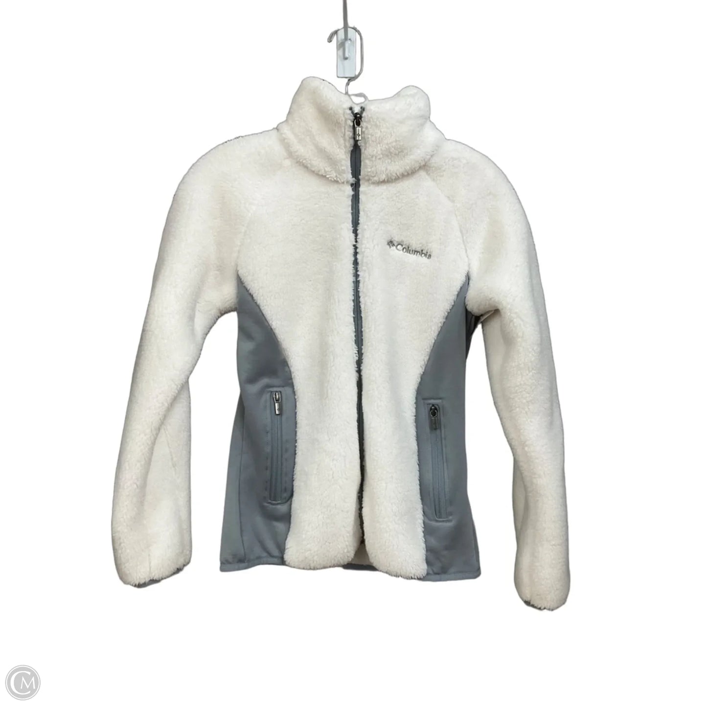 Jacket Fleece By Columbia In White, Size: Xs