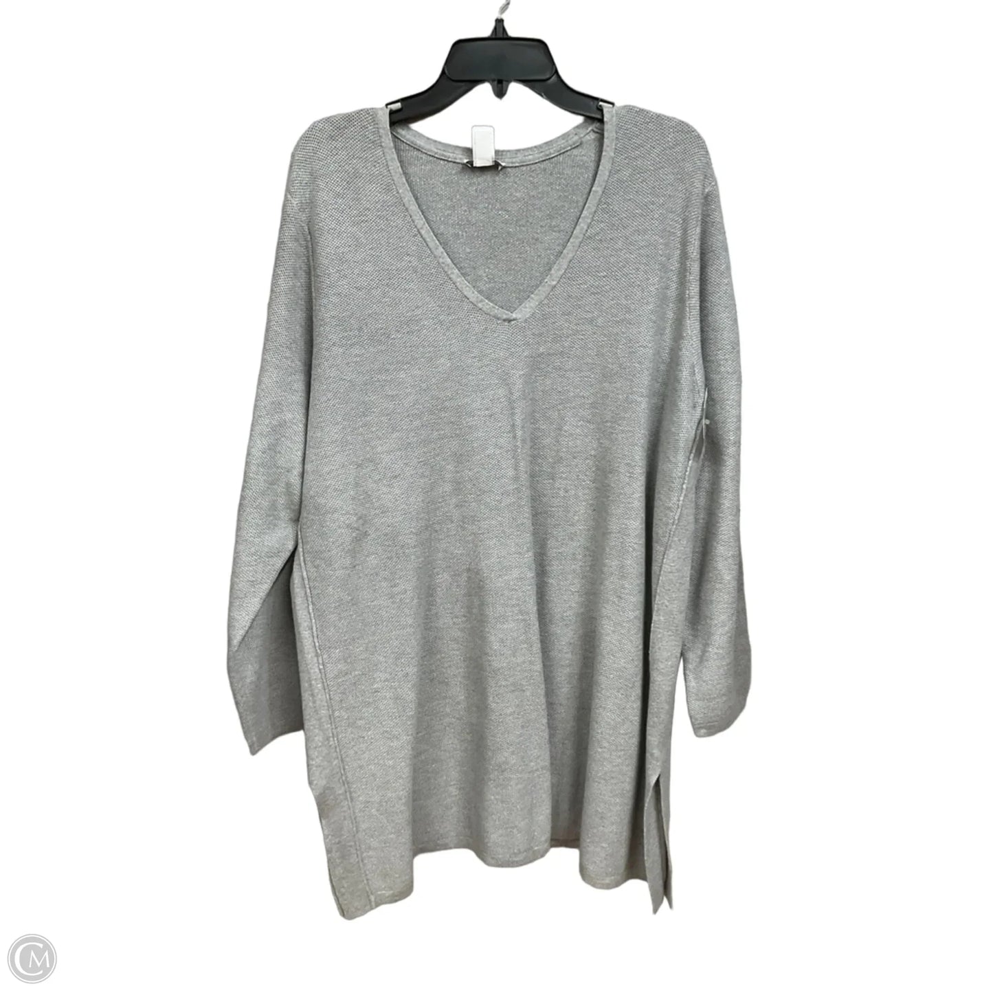 Tunic 3/4 Sleeve By J. Jill In Grey, Size: 3x