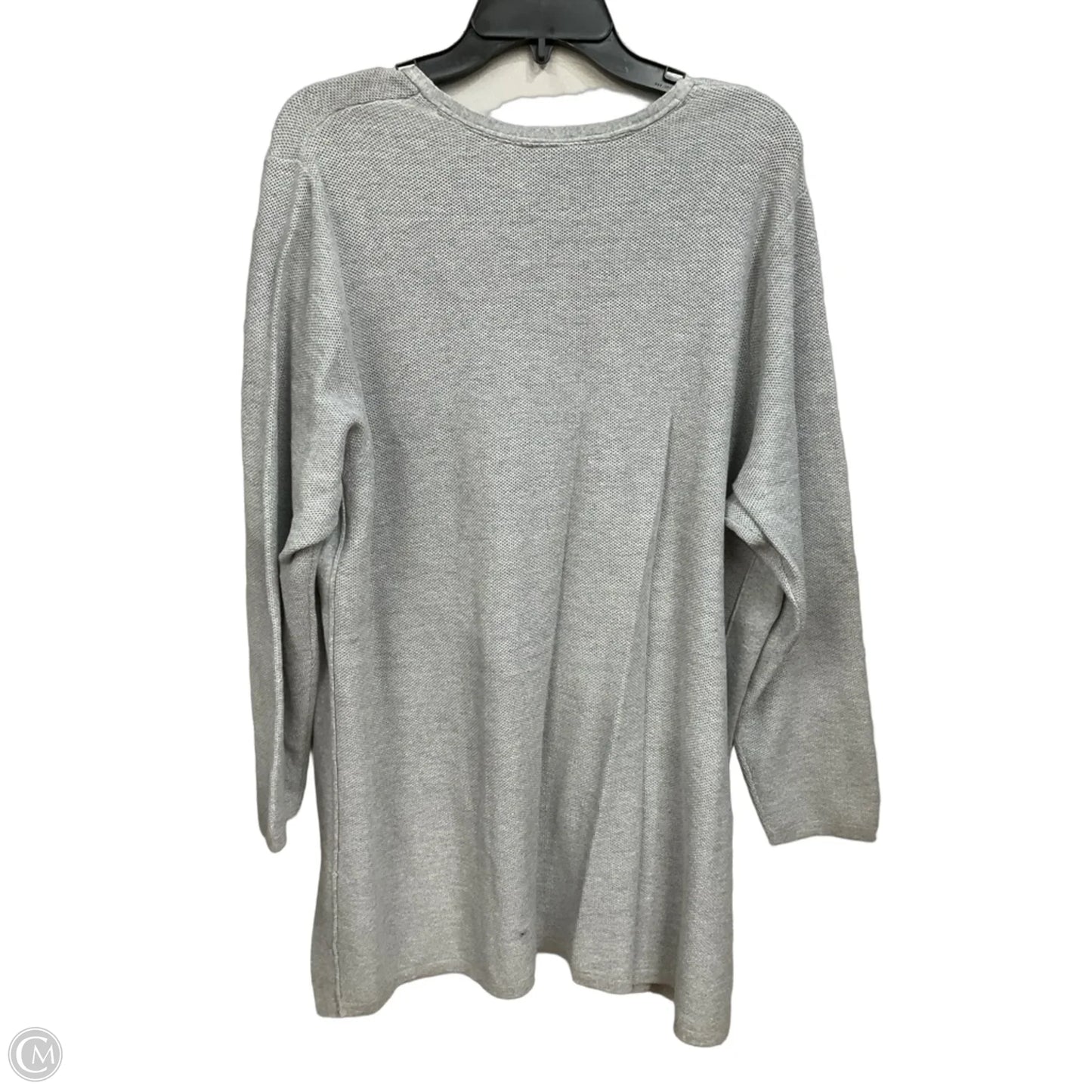 Tunic 3/4 Sleeve By J. Jill In Grey, Size: 3x