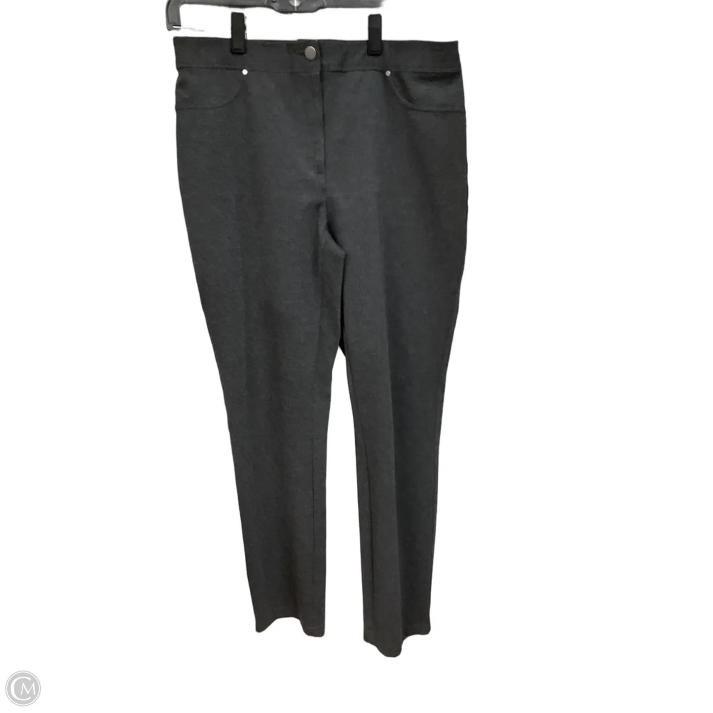 Pants Leggings By Chicos In Grey, Size: 4