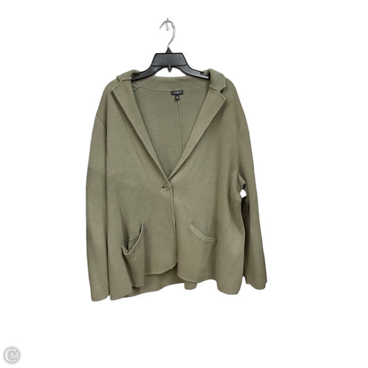 Cardigan By Talbots In Green, Size: 3x
