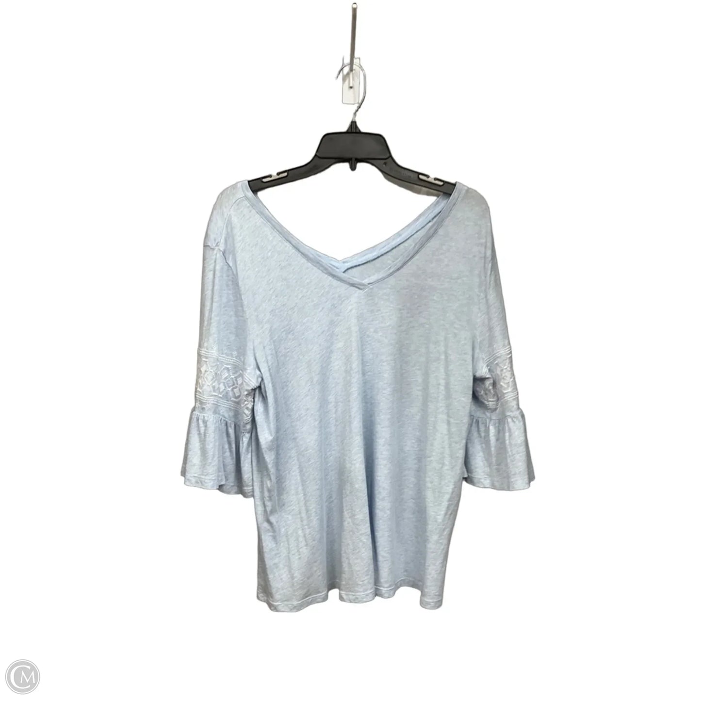 Top 3/4 Sleeve By J. Jill In Blue, Size: Lp
