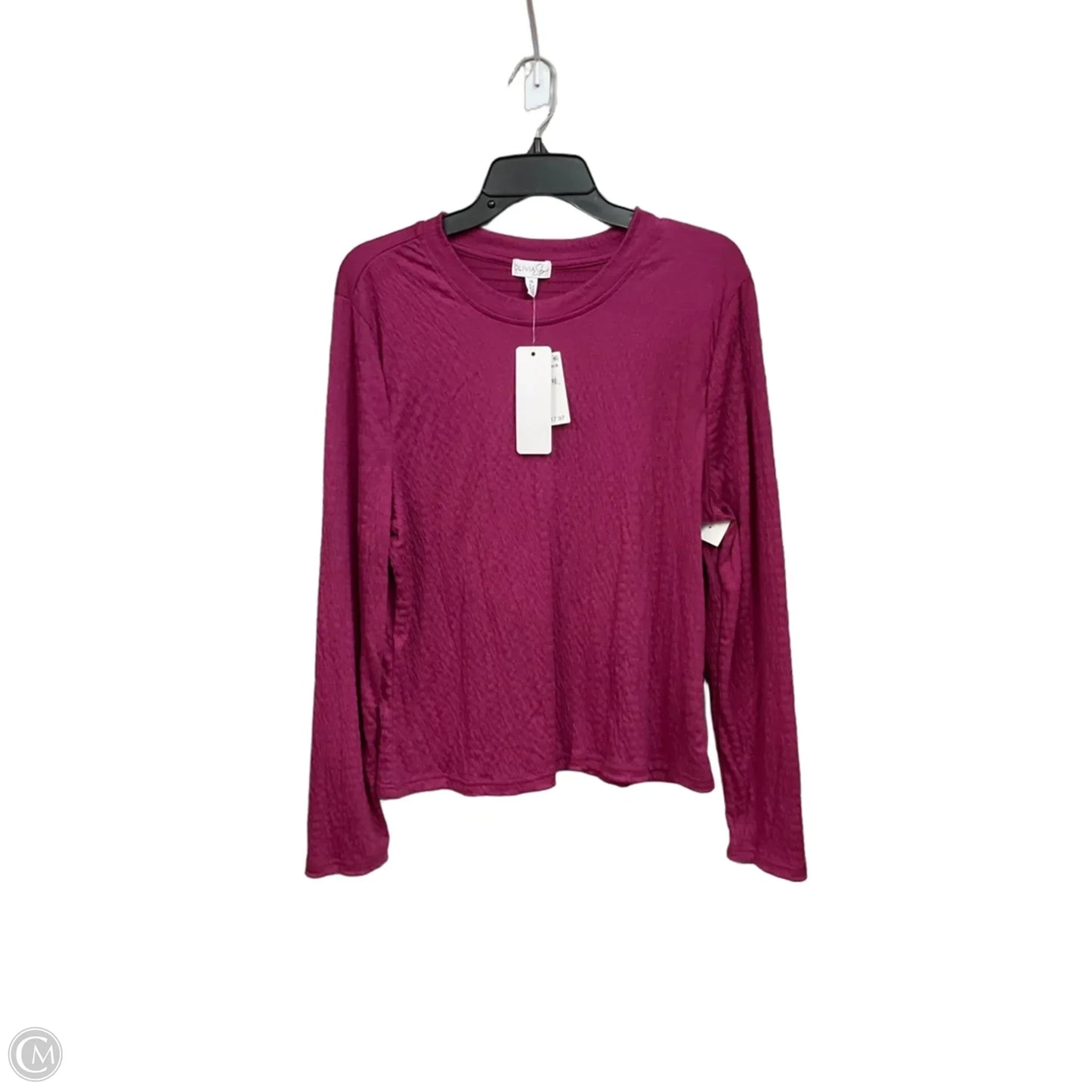 Top Long Sleeve By Olivia Sky In Purple, Size: Xl
