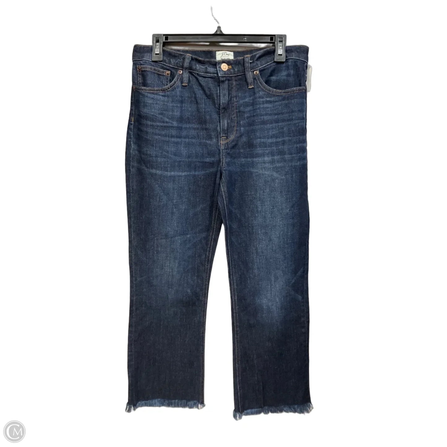 Jeans Straight By J. Crew In Blue Denim, Size: 10