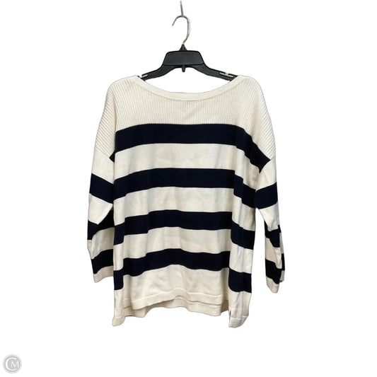 Sweater By Talbots In Striped Pattern, Size: 3x
