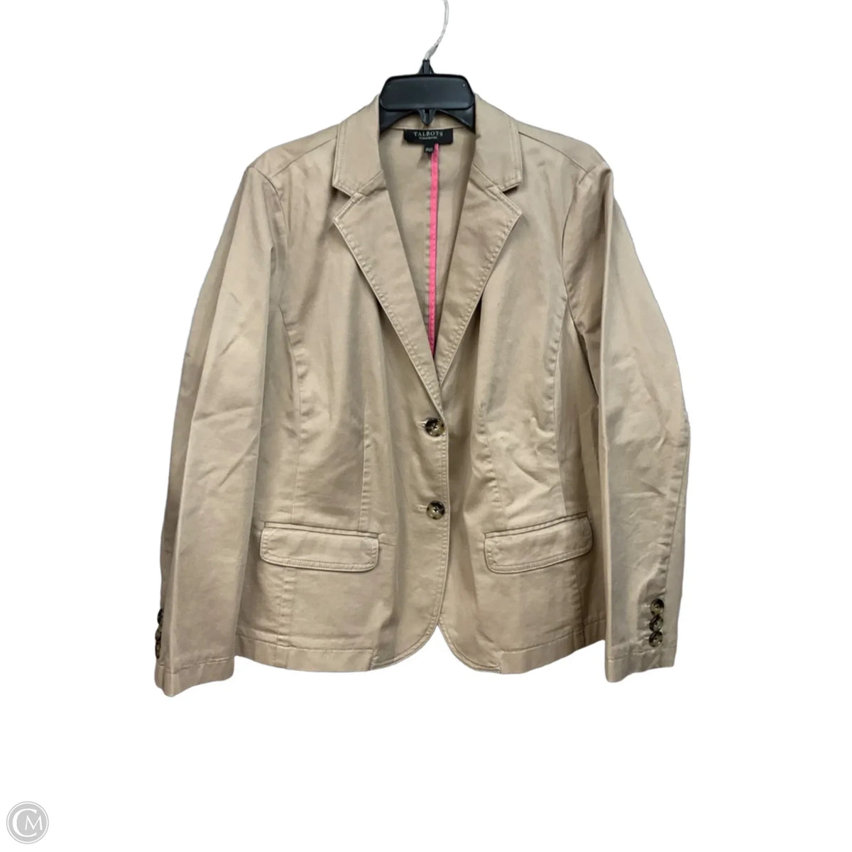 Blazer By Talbots In Tan, Size: 2x