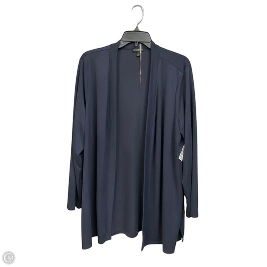 Cardigan By Talbots In Blue, Size: 2x