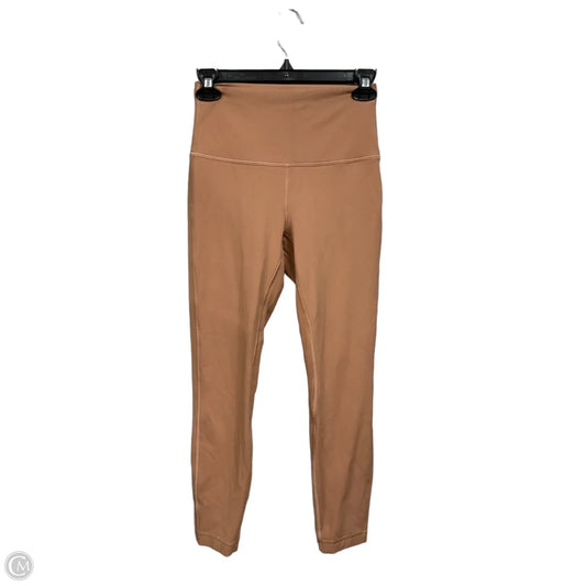 Athletic Leggings By Lululemon In Tan, Size: 6