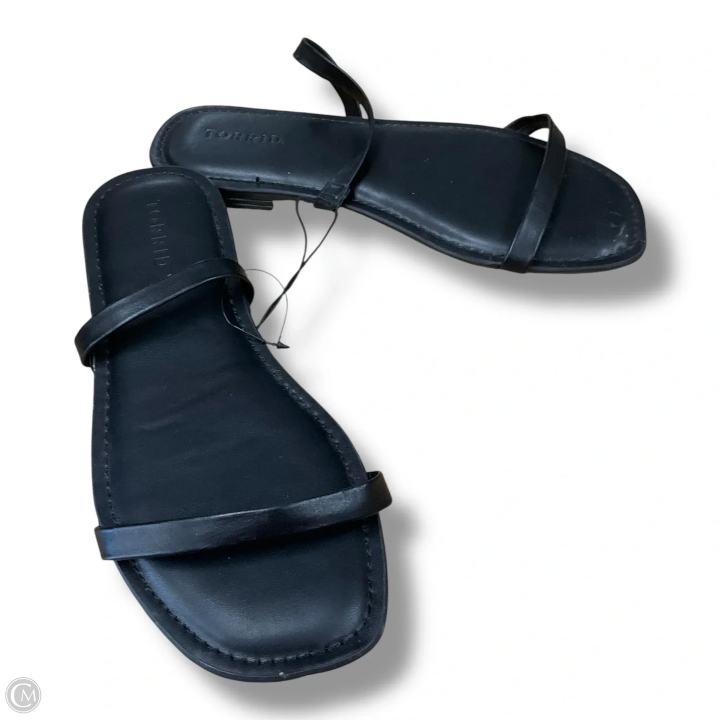 Sandals Flats By Torrid In Black, Size: 8