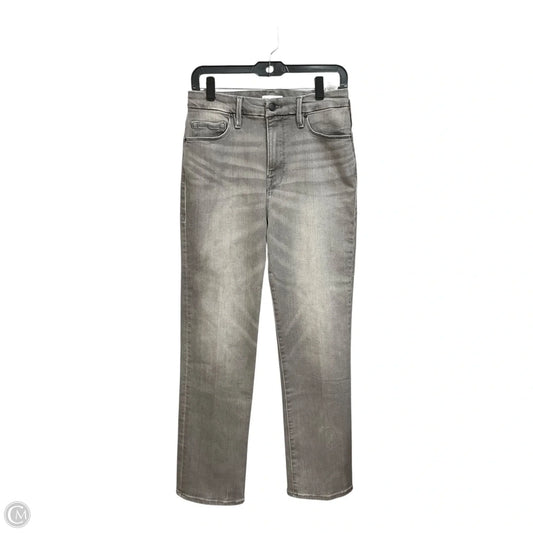 Jeans Straight By Good American In Grey Denim, Size: 2