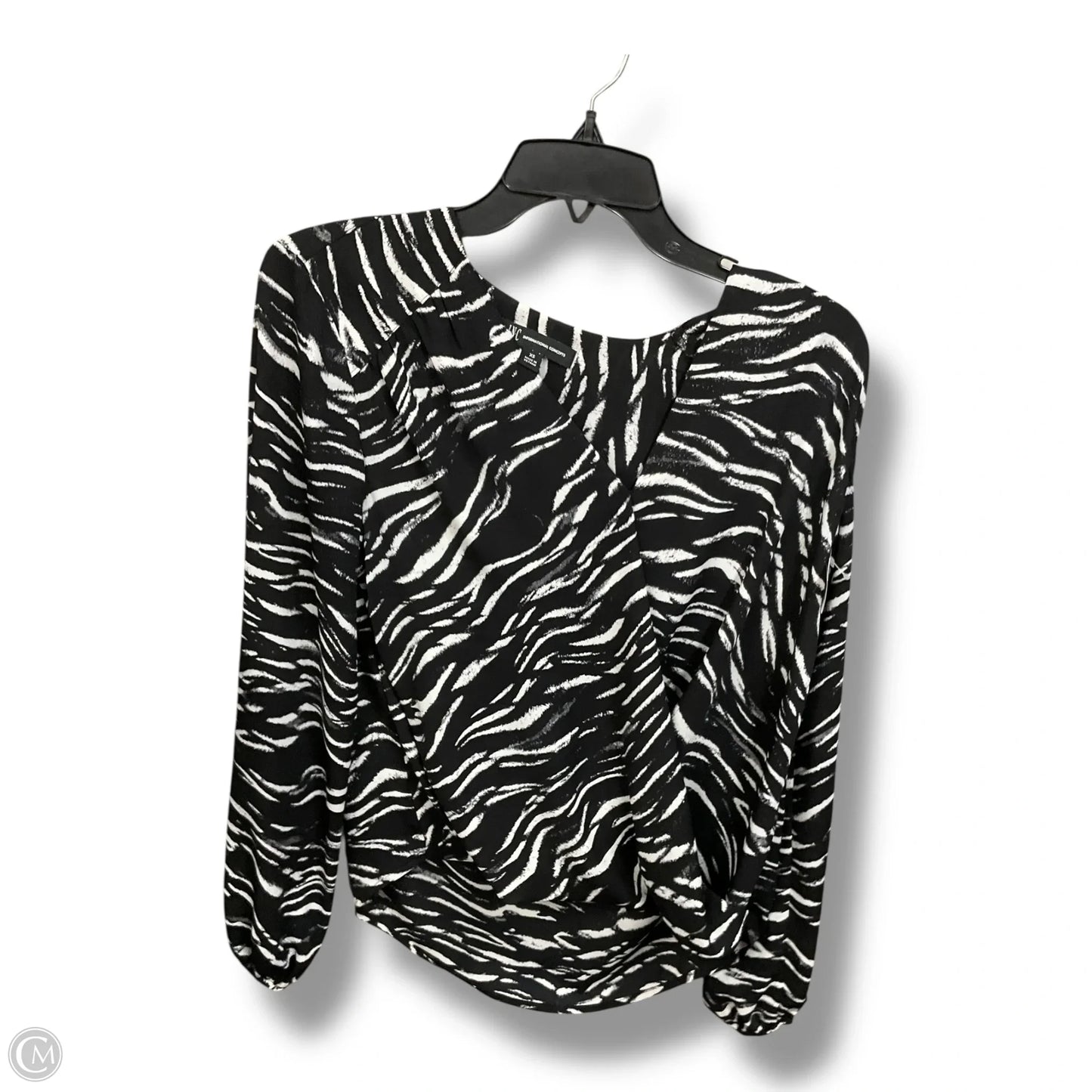 Blouse Long Sleeve By Inc In Animal Print, Size: Xs
