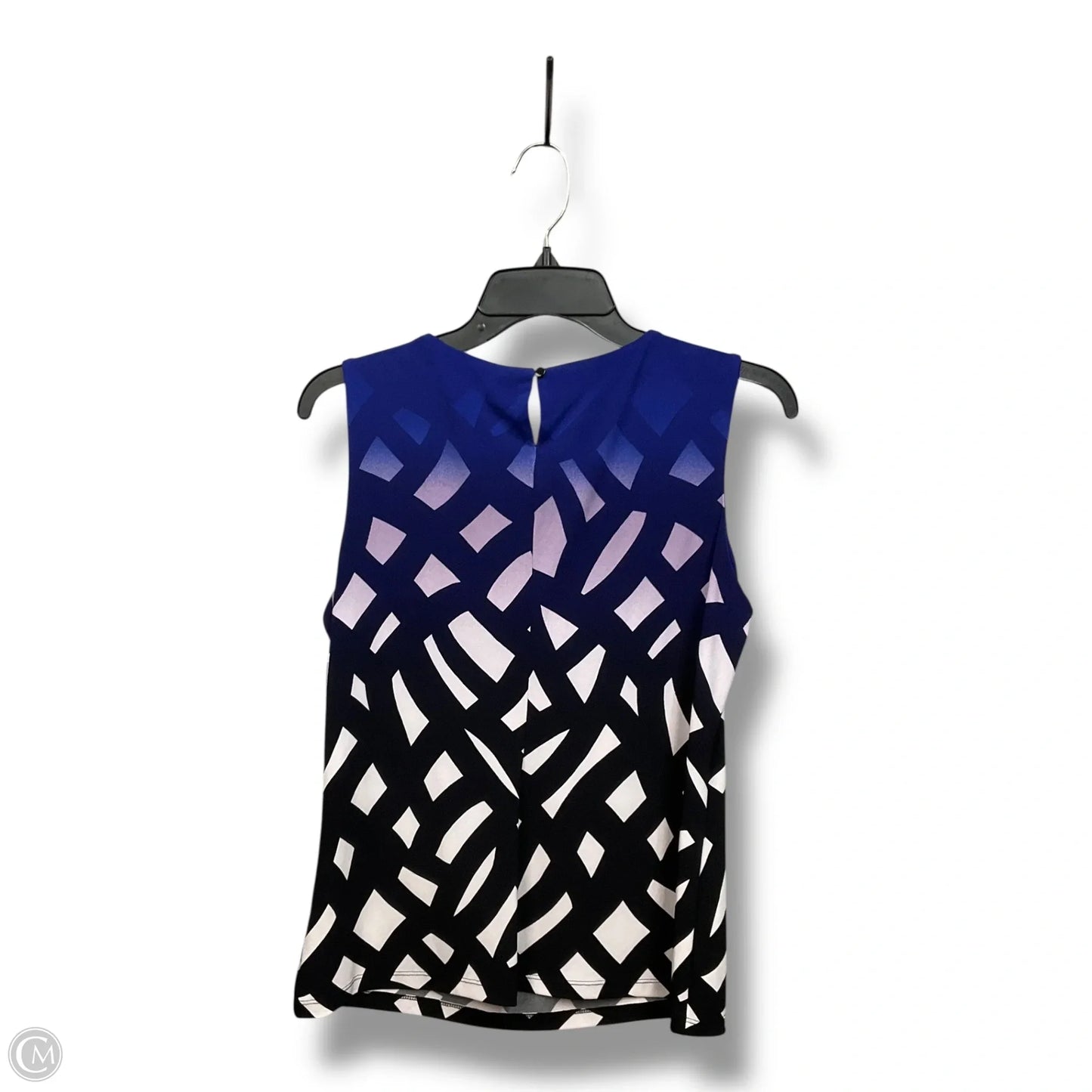 Top Sleeveless By Calvin Klein In Multi-colored, Size: Lp
