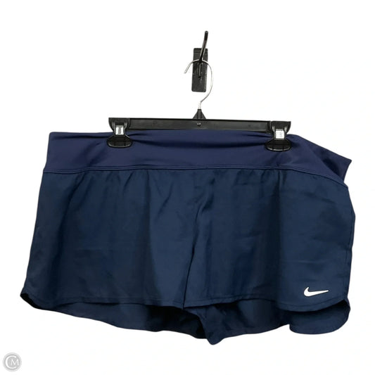 Athletic Shorts By Nike Apparel In Navy, Size: Xxl