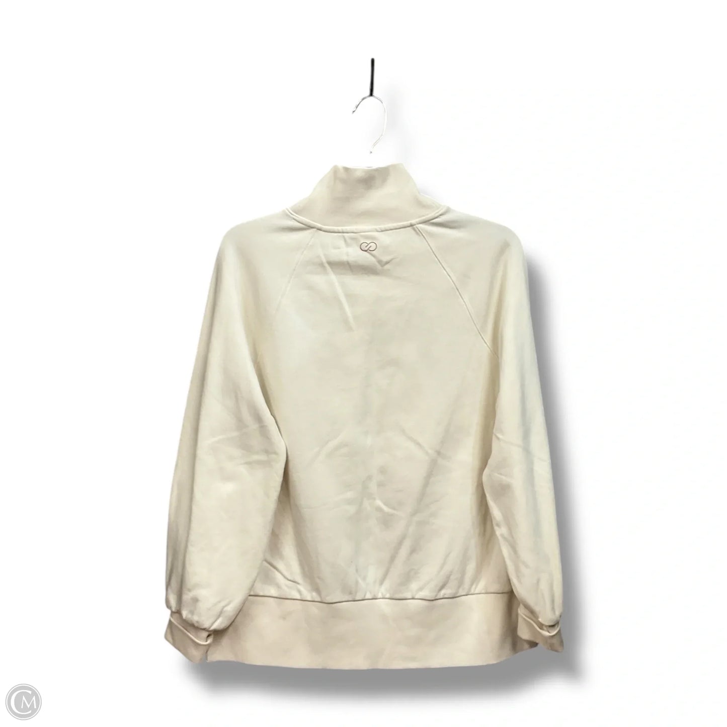 Athletic Sweatshirt Collar By Calia In Cream, Size: S