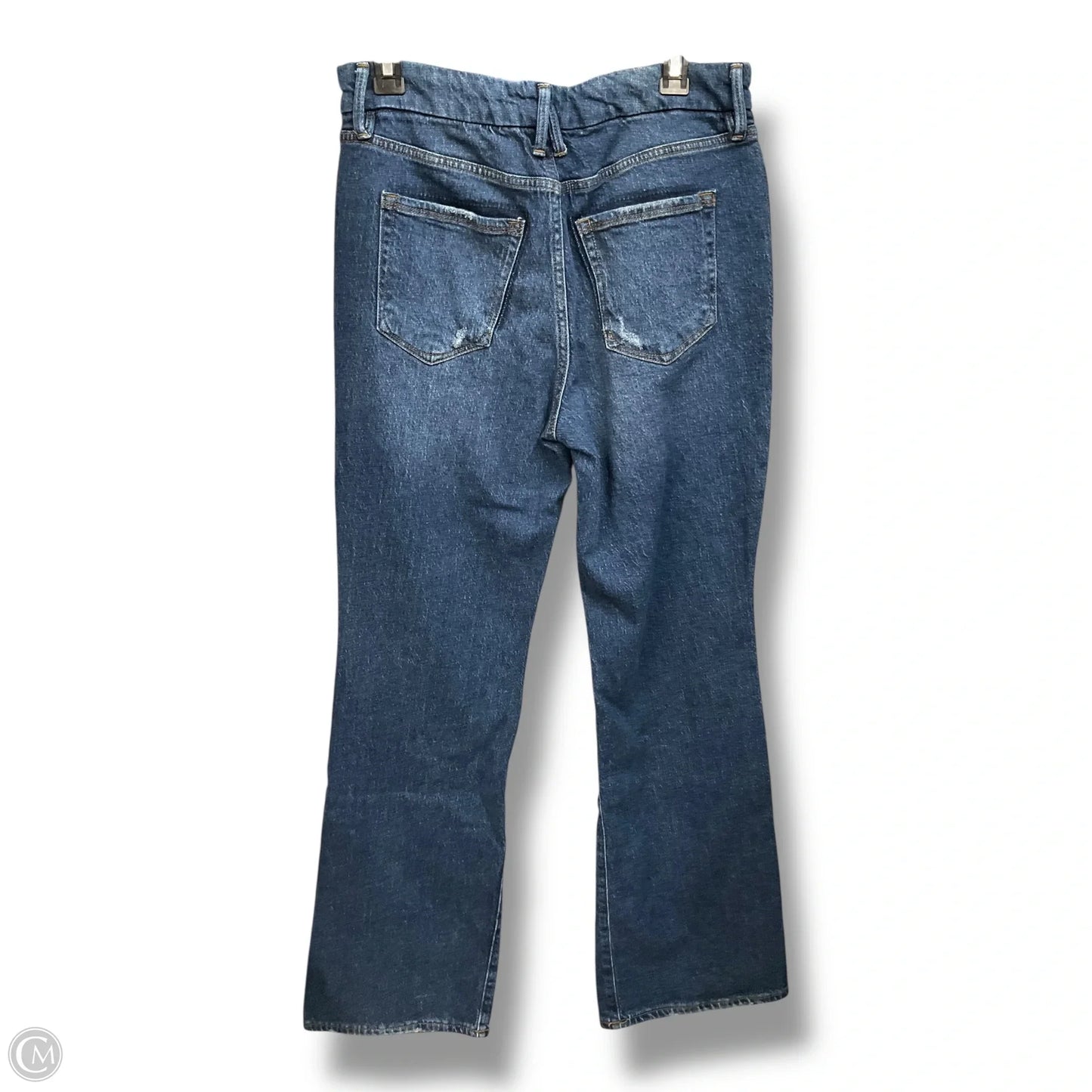 Jeans Boot Cut By Good American In Blue Denim, Size: 10
