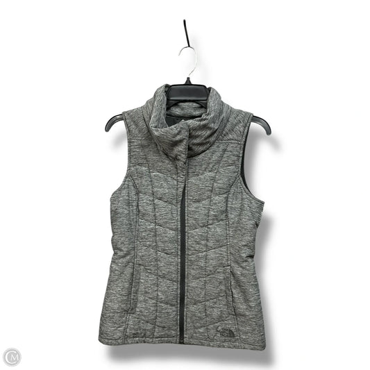 Vest Puffer & Quilted By The North Face In Grey, Size: S