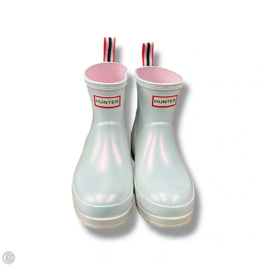 Boots Rain By Hunter In Blue, Size: 6