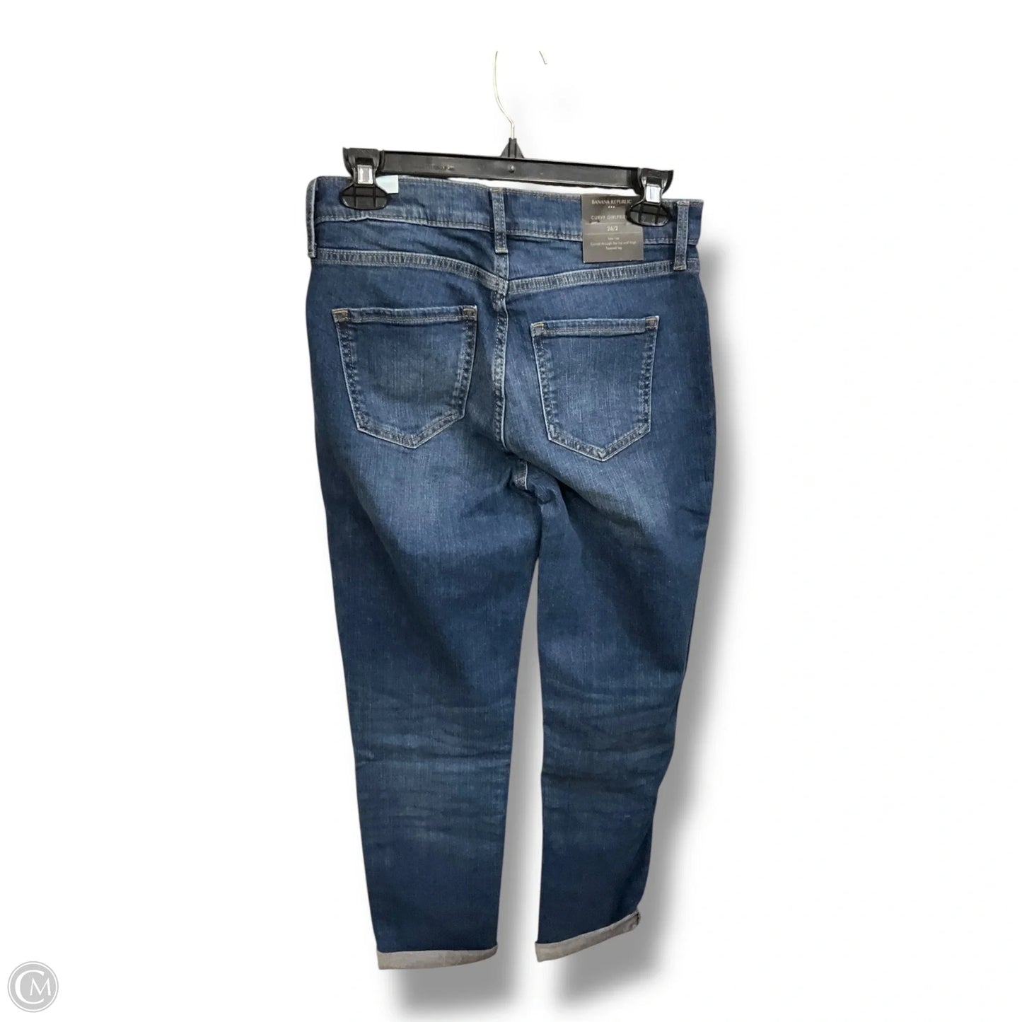 Jeans Boyfriend By Banana Republic In Blue Denim, Size: 2