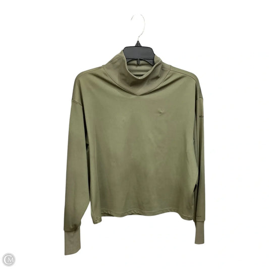Athletic Top Long Sleeve Collar By Columbia In Green, Size: S