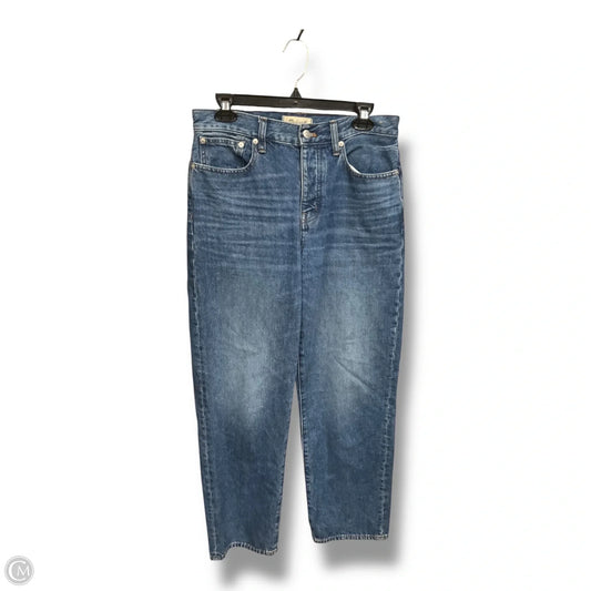 Jeans Straight By Madewell In Blue Denim, Size: 2