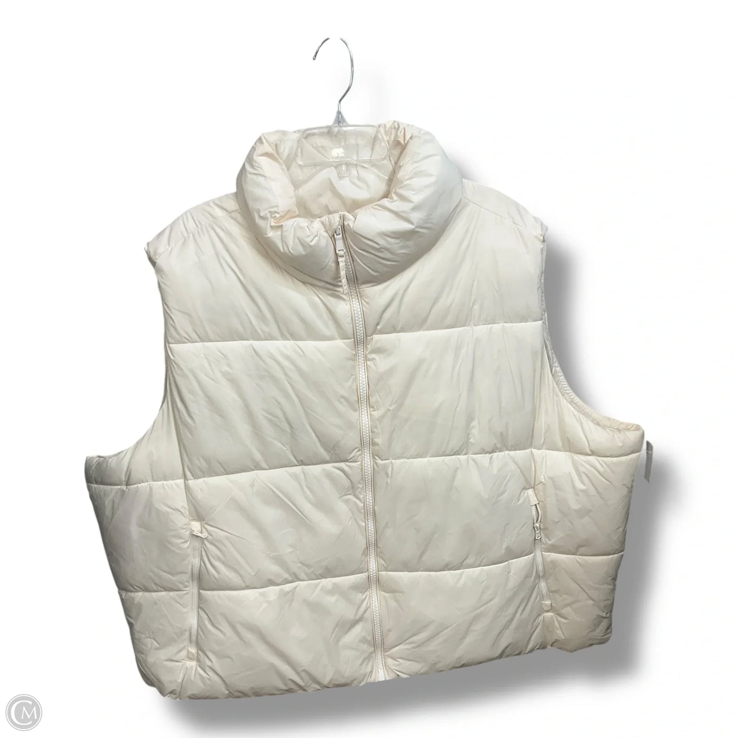 Vest Puffer & Quilted By Old Navy In Cream, Size: 4x